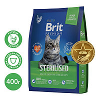 Сухой корм для кошек Brit Premium Cat Sterilised 400 гр (5048991)