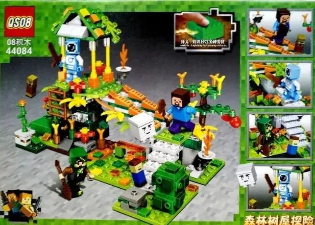 44084 Конструктор Minecraft Волшебный лес, 405 деталей в - фото 2 - id-p212513959