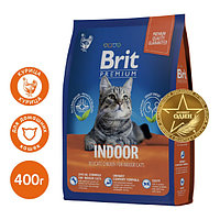 Сухой корм для кошек Brit Premium Cat Adult Indoor (курица) 0.4 кг