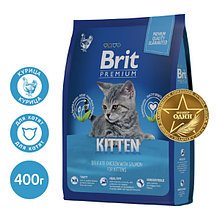 Сухой корм для котят Brit Premium Cat Kitten 0.4 кг (5049110)