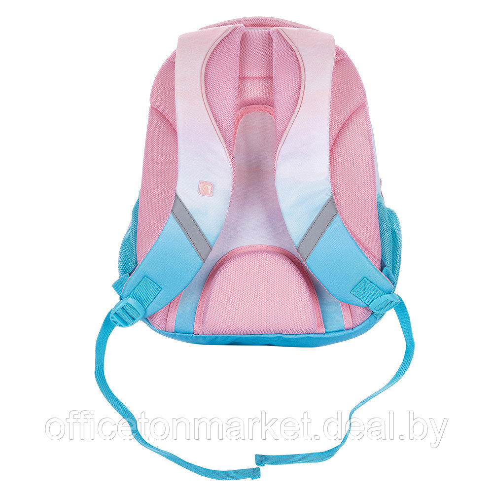 Рюкзак молодежный "Head ombre clouds", розовый, голубой - фото 6 - id-p212512245