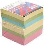 Блок бумаги для заметок «Куб» Attache Economy 80*80*80 мм, непроклеенный, 5 цветов