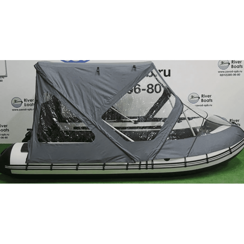 Комбинированный тент-трансформер для лодки Riverboats RB 410-430, RB 410-430 НДНД - фото 3 - id-p212514074