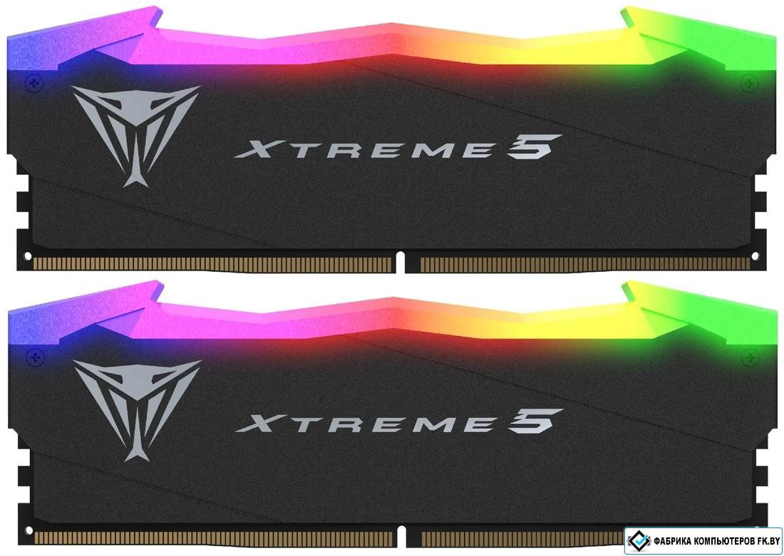 Оперативная память Patriot Memory Viper Xtreme 5 RGB 2x16GB DDR5 PC5-60800 PVXR532G76C36K - фото 1 - id-p212514188