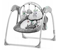 Электрокачели шезлонг RicoKids 7321 (Grey/White)