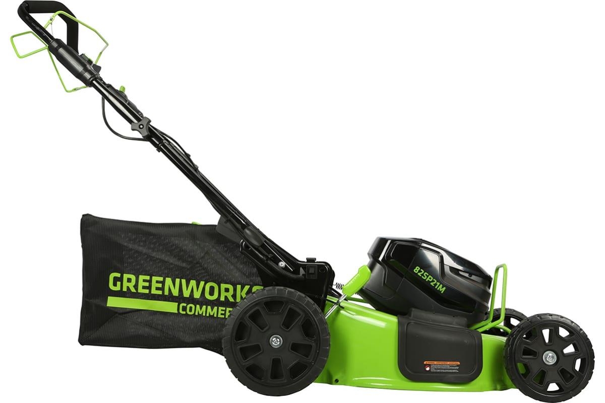 Газонокосилка Greenworks GC82LM51SP2 2515907UB (с 1-им АКБ 5 Ah) - фото 4 - id-p212515687