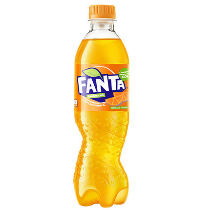 Напиток газированный «Fanta» апельсин, 0.5 л, фото 2