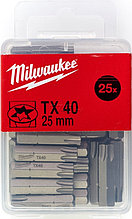 Бита MILWAUKEE TX40 25 мм (25 шт.) 4932399600