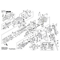 Кольцо уплотнительное (18)GBH 2-26DRE/DFR 2400/2600/3-28DRE, BOSCH (1610283036)