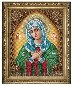 Картина по номерам стразами Икона Святая Блаженная Матрона, ZJY013, 30х40 см, "LaKarti"
