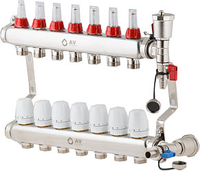 Коллекторная группа ave136 7 выходов AV ENGINEERING AVE13600107, фото 2