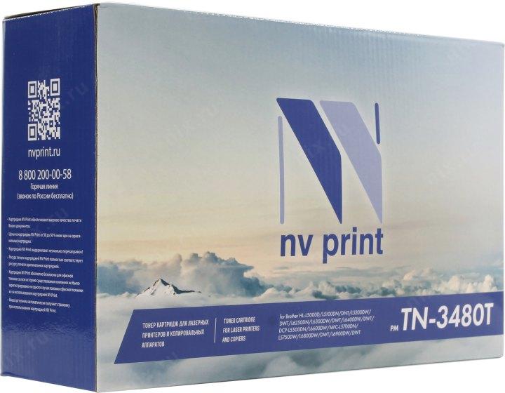 Картридж NV-Print аналог TN-3480T для Brother - фото 1 - id-p212548639