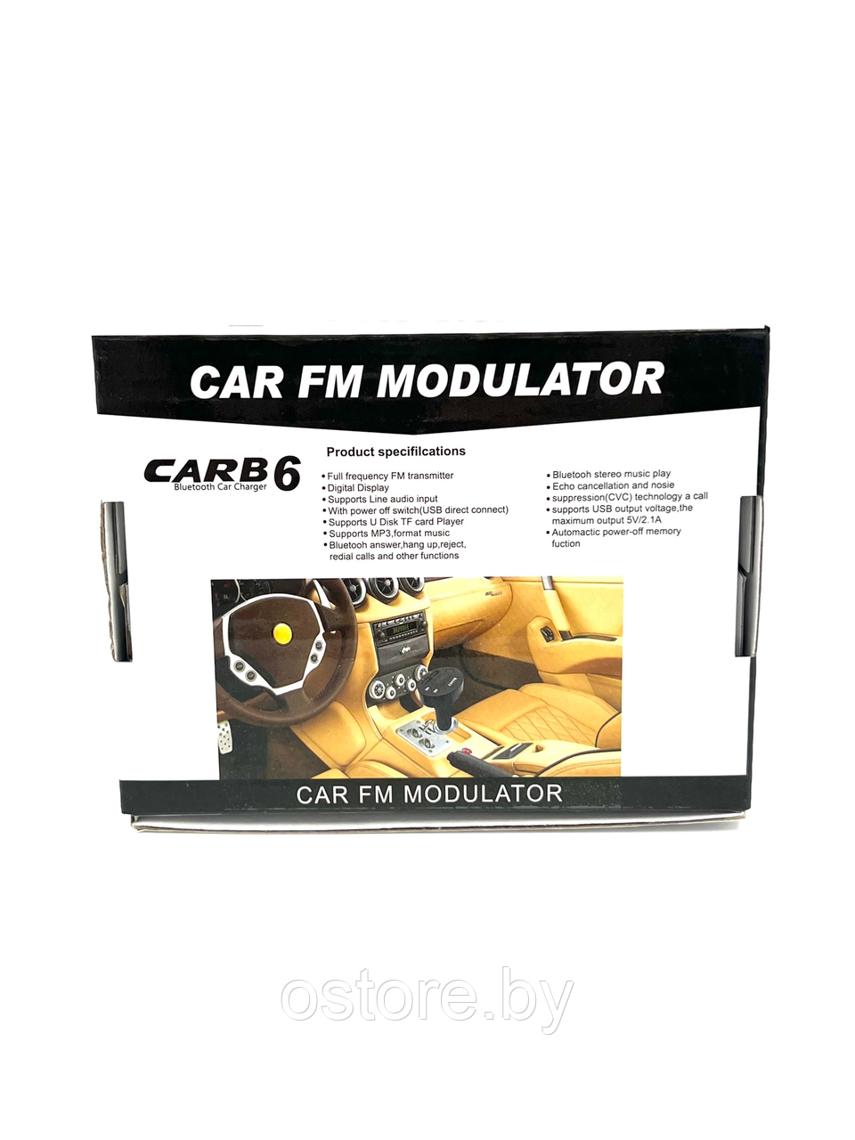 FM-модулятор Bluetooth (ФМ-трансмиттер в Авто) Car B6 - фото 2 - id-p212574154