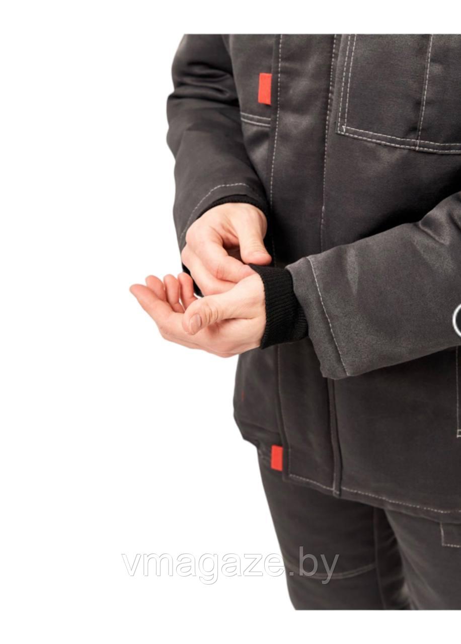 Костюм утепленный зимний "Фаворит-К" куртка+ брюки (цвет серый) - фото 4 - id-p212618774