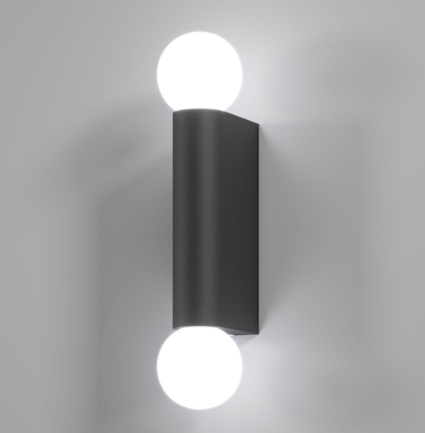 MRL 1029 Настенный светодиодный светильник Lily IP54 черный