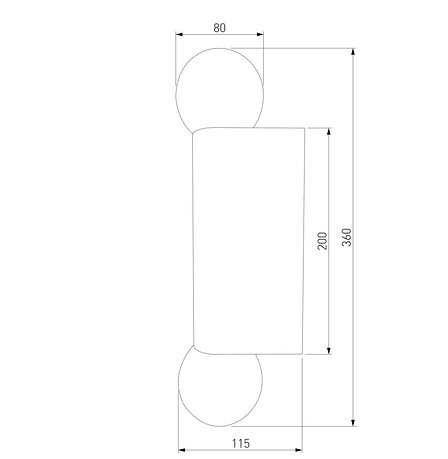 MRL 1029 Настенный светодиодный светильник Lily IP54 белый, фото 2