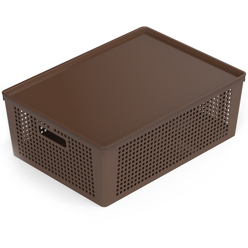 4347480 Корзинка с крышкой 415×310×153 16,5 л. «Traymix»