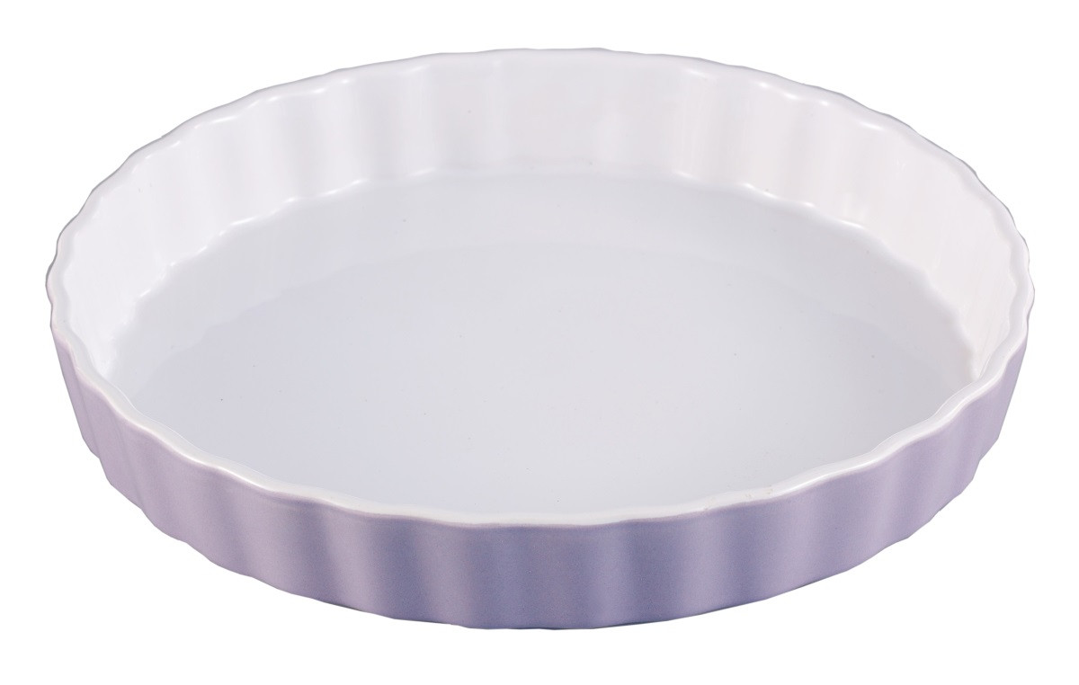 HL2424 Форма керам кругл 24,5×24,5×4см лиловый ТМ Appetite