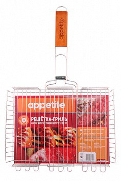 BJ2106 Решетка-гриль сталь 30,5×24см глубокая ТМ Appetite