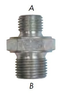 3.100.0022 Переходник 1/4"M - 3/8"M, Lavor