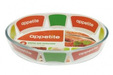 PL10 Форма стекл овал 35×24×6см/3,2л ТМ Appetite