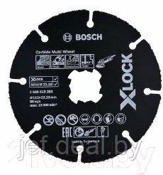 Круг отрезной 115х1.0x22.2 мм для дерева X-LOCK CARBIDE MULTI WHEEL BOSCH 2608619283 - фото 1 - id-p195486397