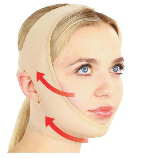 Маска-бандаж для коррекции овала лица и от второго подбородка