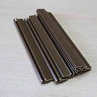 Крепеж для заборной ленты 19 см, коричневый RAL8011, комплект - 10шт.