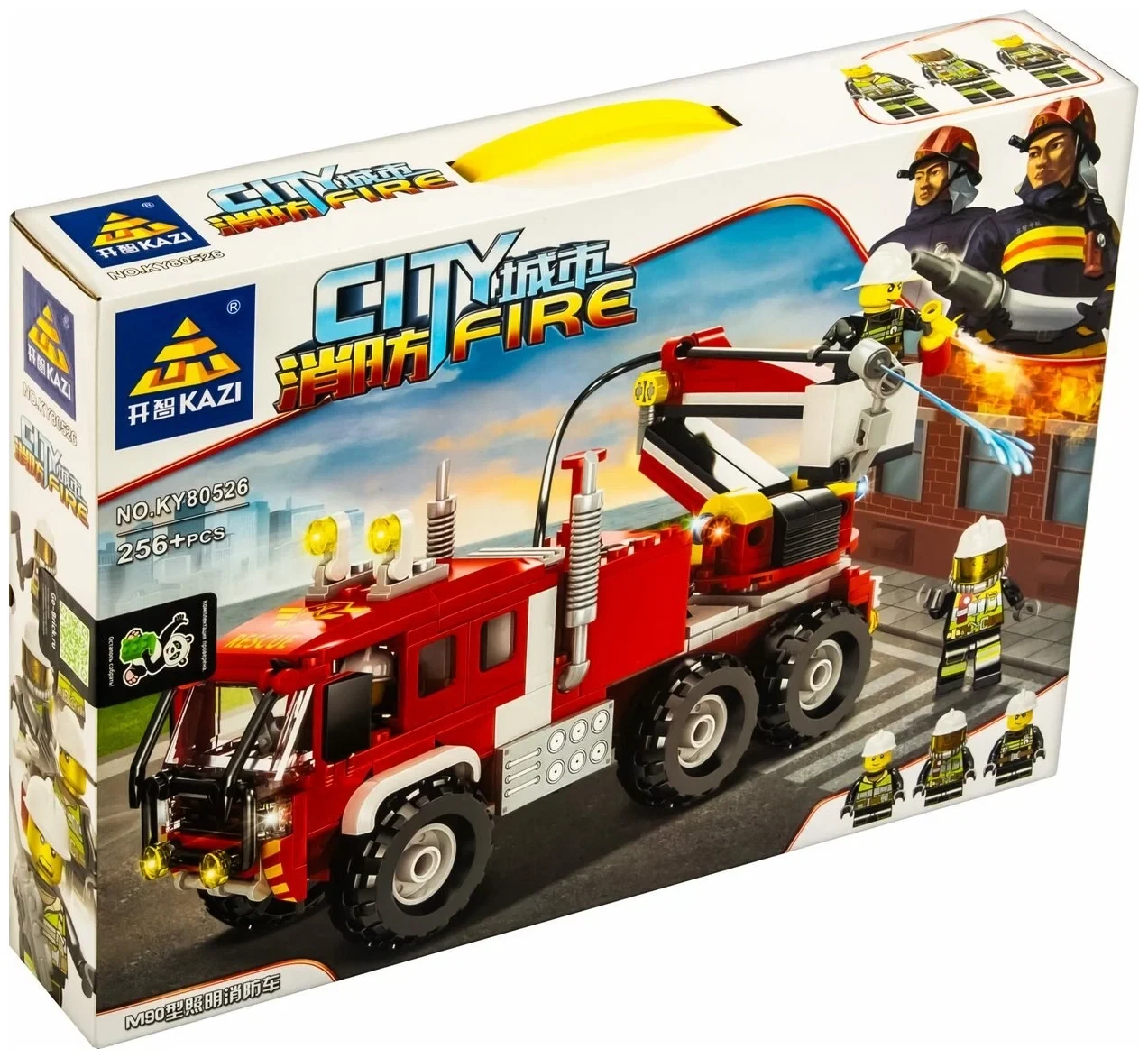 Конструктор "Пожарная машина с подъемным механизмом" 256 деталей - фото 3 - id-p212670485