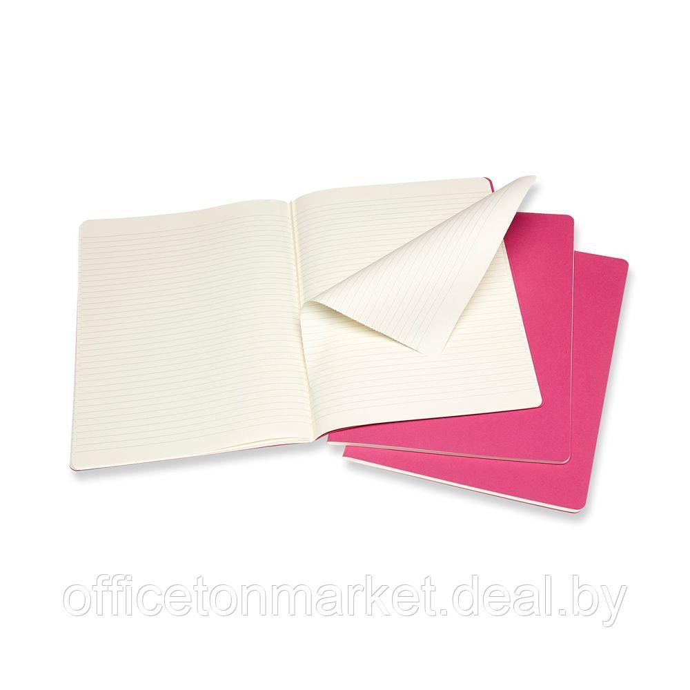 Блокнот "Cahier Journal Xlarge", А4, 190x250 мм, 60 л, 3 шт, розовый неон - фото 2 - id-p212670554