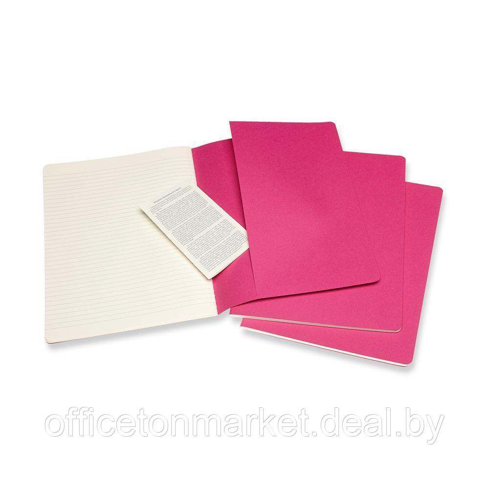 Блокнот "Cahier Journal Xlarge", А4, 190x250 мм, 60 л, 3 шт, розовый неон - фото 4 - id-p212670554