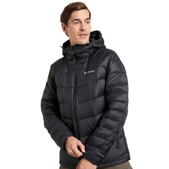 Куртка пуховая мужская Columbia Centennial Creek™ II Down Hooded Jacket чёрный