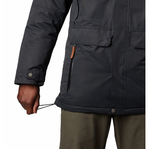 Куртка пуховая мужская Columbia South Canyon Long Down Parka чёрная - фото 5 - id-p212671003