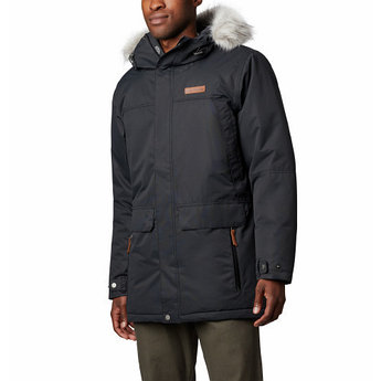 Куртка пуховая мужская Columbia South Canyon™ Long Down Parka чёрная