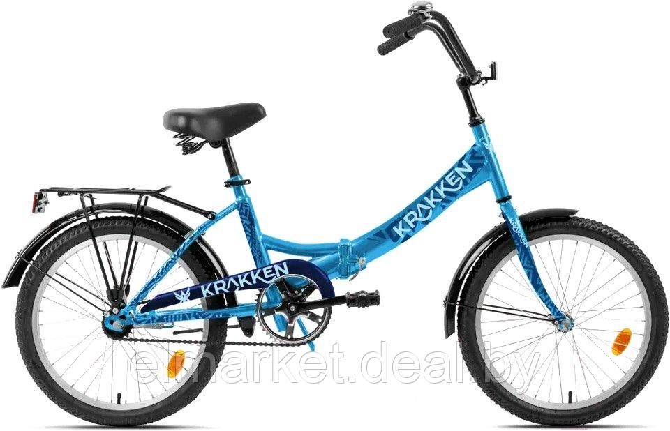 Велосипед AIST Krabs 1.0 20 2023 (12.8, синий) - фото 1 - id-p212672595