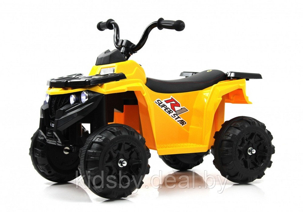 Детский электроквадроцикл RiverToys L222LL (желтый) - фото 1 - id-p212672452