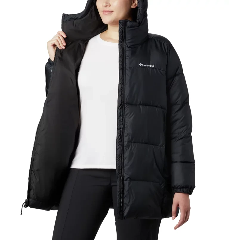 Куртка женская Columbia Puffect Mid Hooded Jacket черный 1864791-010 - фото 5 - id-p212670969