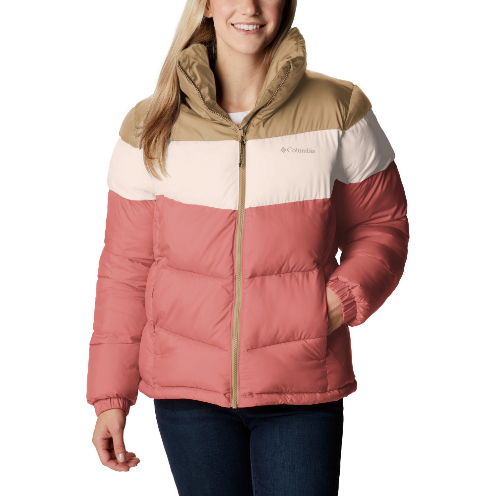 Куртка женская Columbia Puffect Color Blocked Jacket темно-коралловый 1955101-639 - фото 1 - id-p212670981