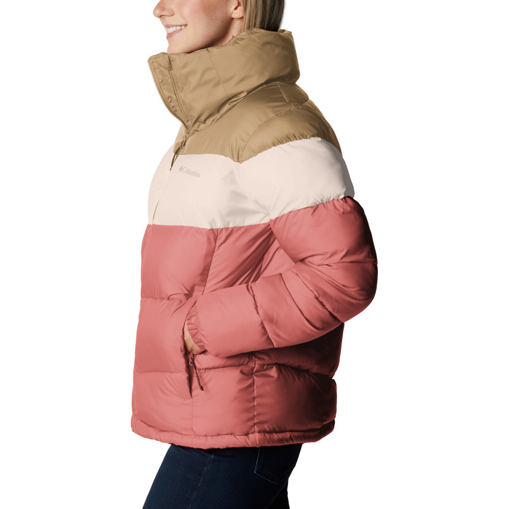 Куртка женская Columbia Puffect Color Blocked Jacket темно-коралловый 1955101-639 - фото 3 - id-p212670981