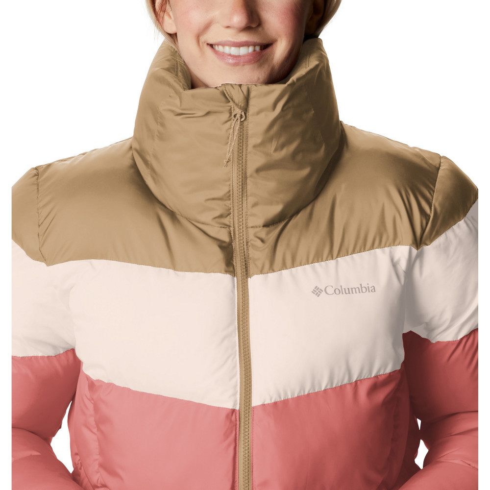 Куртка женская Columbia Puffect Color Blocked Jacket темно-коралловый 1955101-639 - фото 4 - id-p212670981