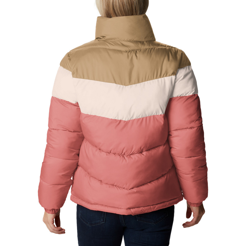 Куртка женская Columbia Puffect Color Blocked Jacket темно-коралловый 1955101-639 - фото 2 - id-p212670983