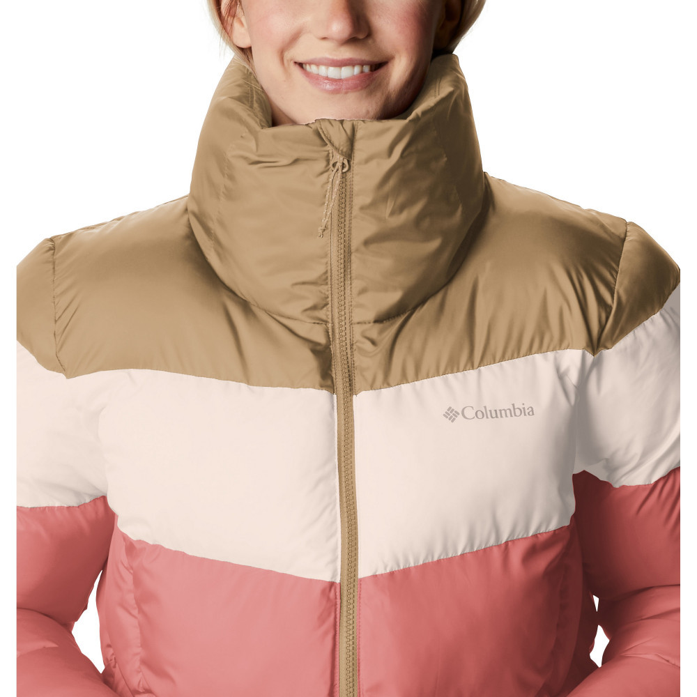 Куртка женская Columbia Puffect Color Blocked Jacket темно-коралловый 1955101-639 - фото 4 - id-p212670983