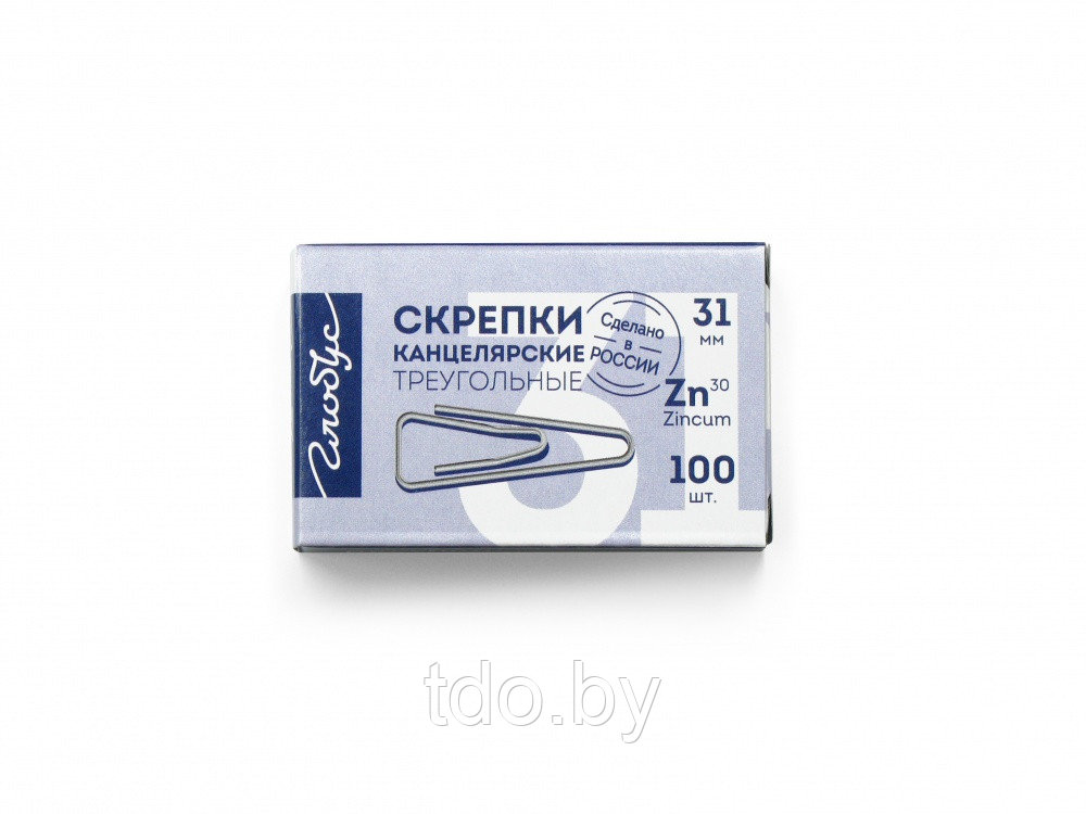 Скрепки 31 мм 100шт. с загнутым краем, оцинкованные - фото 2 - id-p212673661