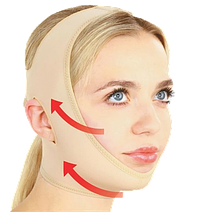 Маска-бандаж для коррекции овала лица и от второго подбородка