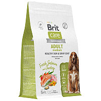 Brit Care Dog Adult M Healthy Skin&Shiny Coat (индейка, рыба), 3 кг