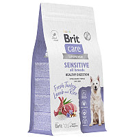 Brit Care Dog Adult Sensitive Healthy Digestion (индейка, ягненок), 1,5 кг