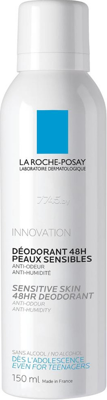 Дезодорант-спрей La Roche-Posay Ля Рош для чувствительной кожи 48 ч, 150 мл
