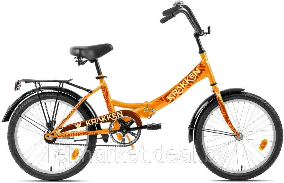 Велосипед AIST Krabs 1.0 20 2023 (12.8, оранжевый) - фото 1 - id-p212672645
