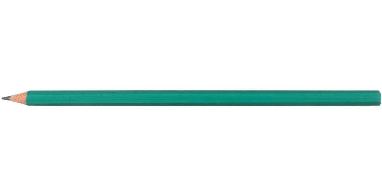 Карандаш чернографитный Attache твердость грифеля ТМ, без ластика, корпус зеленый - фото 2 - id-p212289296