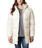 Куртка женская Columbia Puffect Mid Hooded Jacket молочный 1864791-191